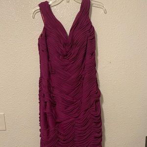 Purple mid dress